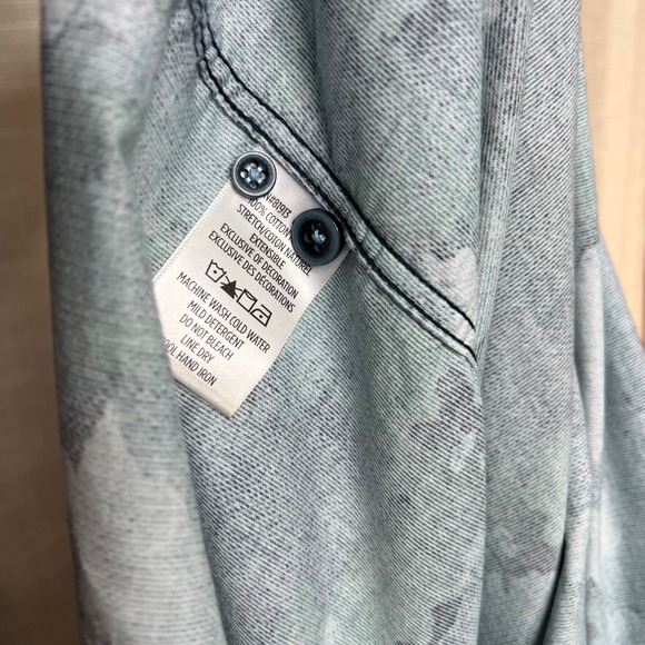 Robert‎ Graham Beemon Camo Print Shirt Button Front Blue Cotton Men's Size XL - Picture 9 of 9